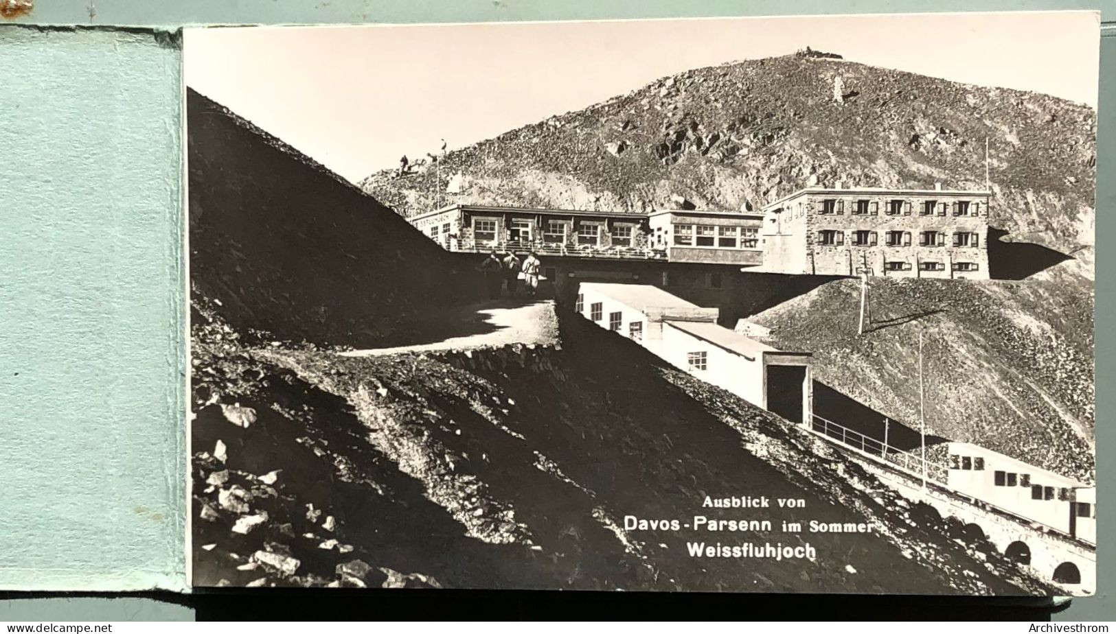 Panorama Dépliant - Ausblick Von Davos-Parsenn Im Sommer Weissfluhjoch (16'799) - Davos