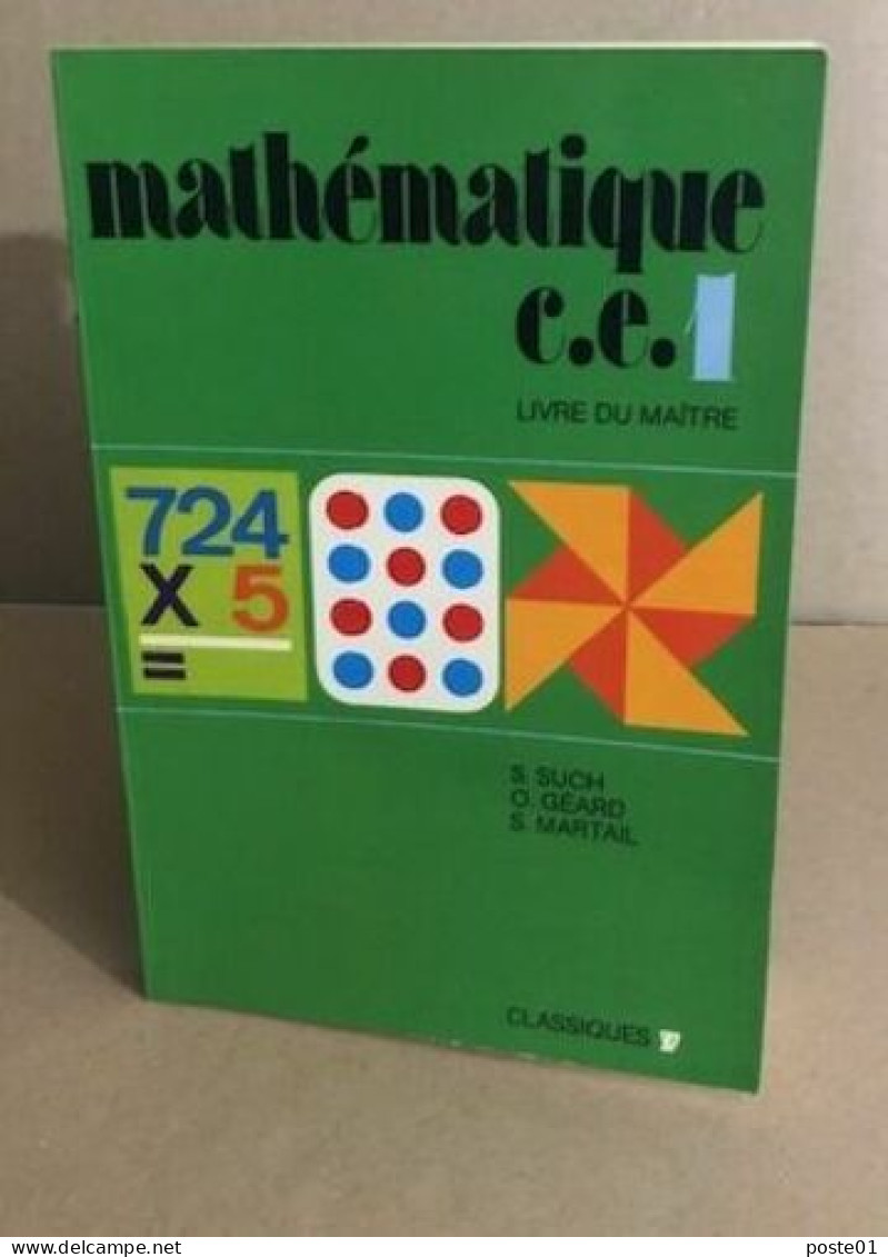 Mathématique CE1 / Livre Du Maitre - Sin Clasificación