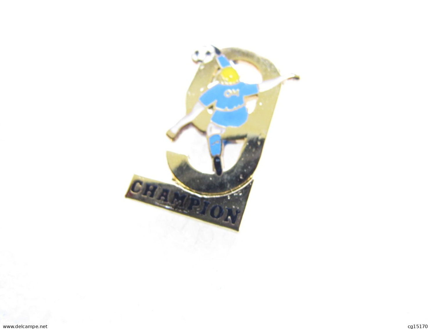 PIN'S   OLYMPIQUE DE MARSEILLE  9 FOIS CHAMPION DE FRANCE  SAISON 91 92 - Fussball