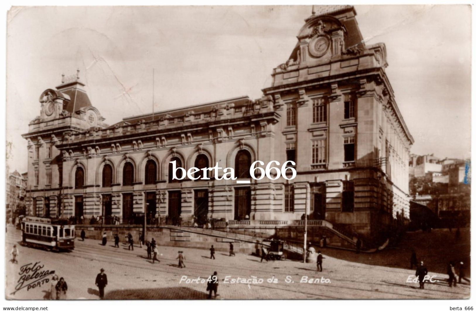 Postal Fotográfico * Porto * Estação De S. Bento * Nº 49 Edição P.C. * Circulado 1948 - Porto