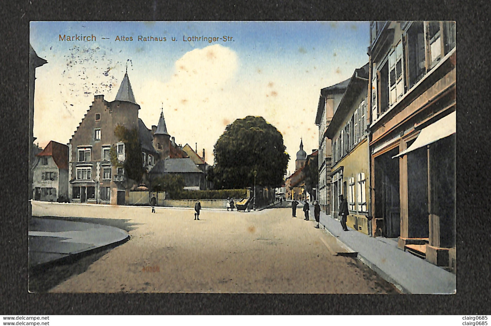 68 - MARKIRCH - SAINTE-MARIE-aux-MINES - Altes Rathaus U. Lothringer-Str. - 1913 - Sainte-Marie-aux-Mines