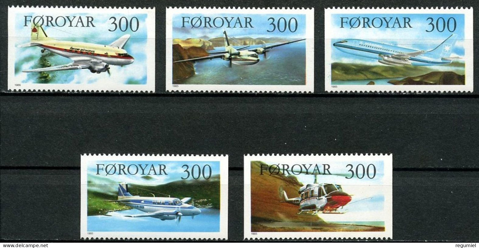 Feroe 119/123 ** MNH. 1985 - Féroé (Iles)