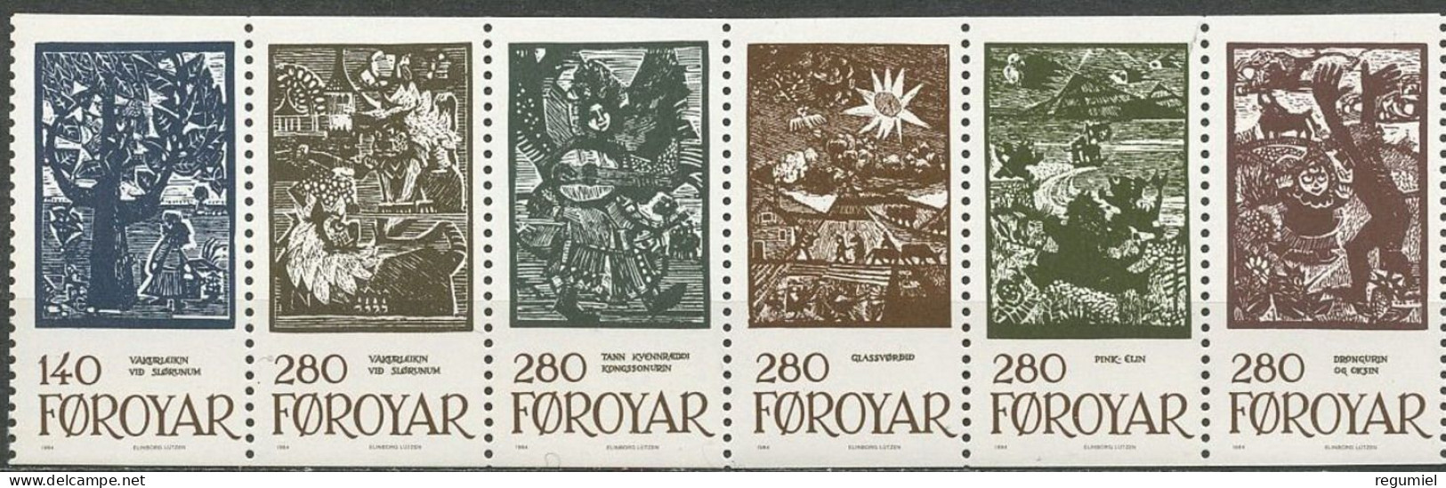 Feroe 100/105 ** MNH. 1984 - Faroe Islands