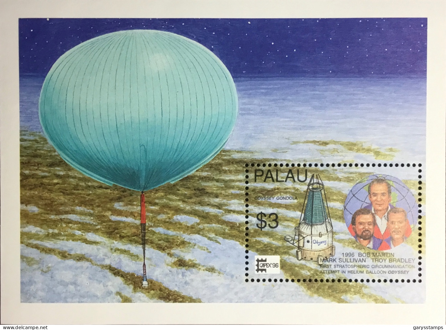 Palau 1996 Capex Minisheet MNH - Palau