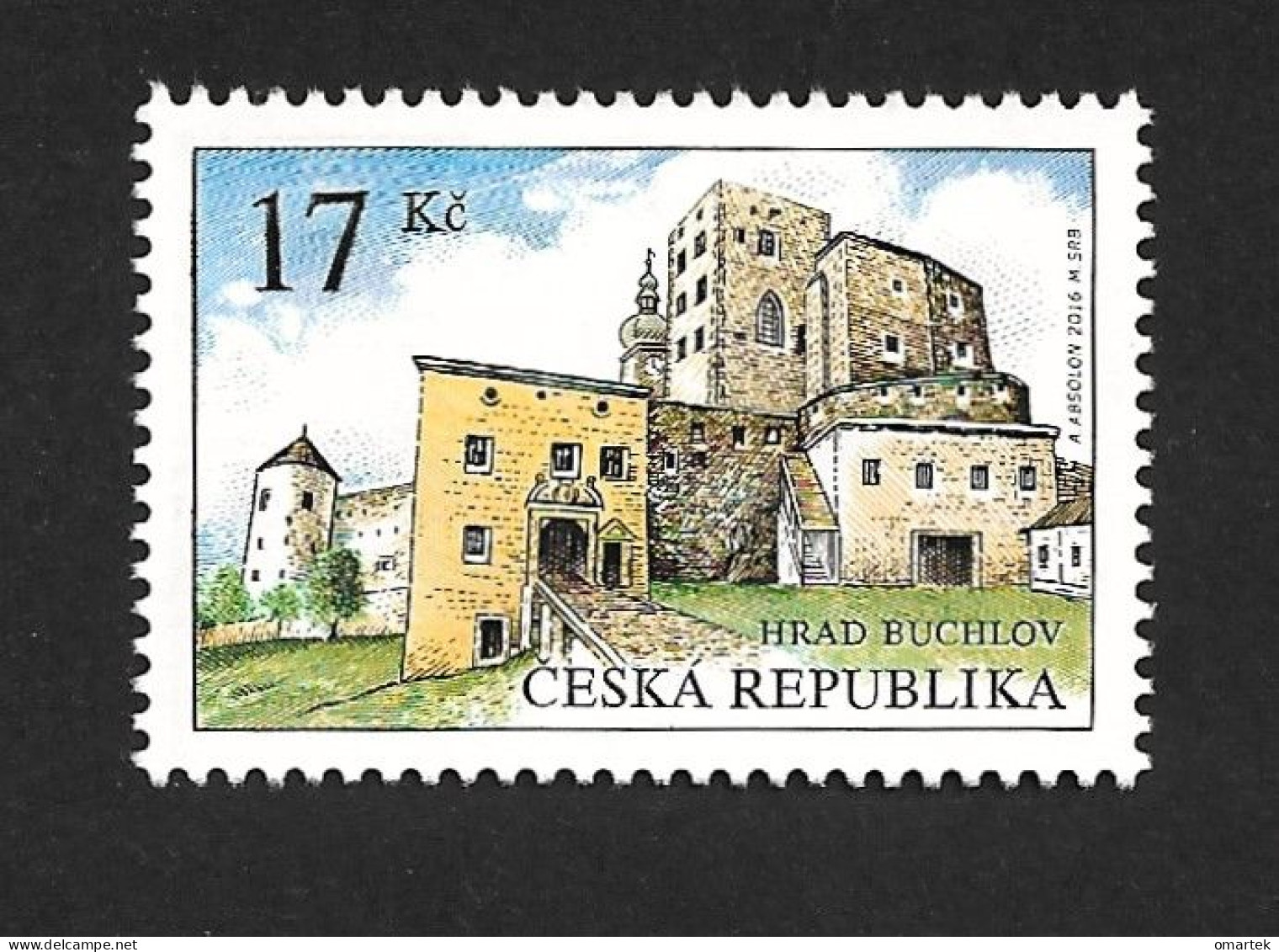 Czech Republic 2016 MNH ** Mi 879 Sc 3667 Buchlov Castle. Tschechische Republik - Ungebraucht