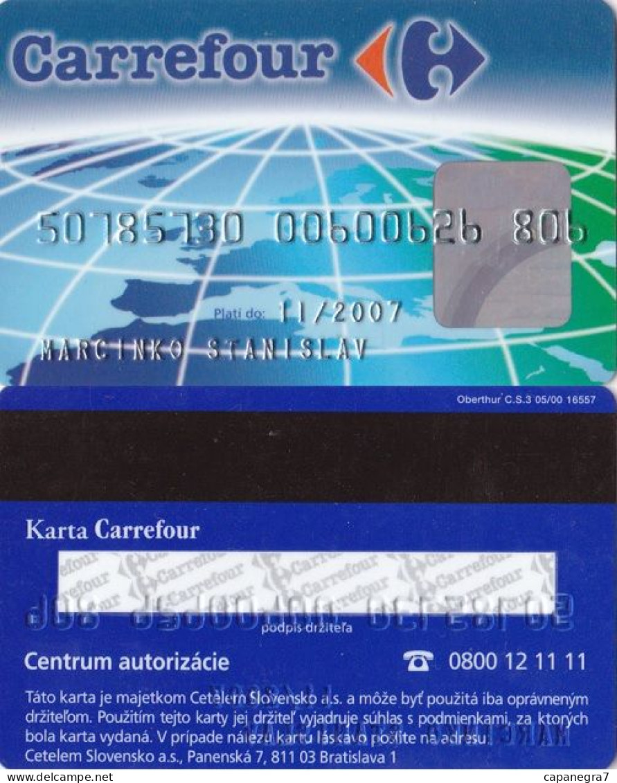 Carrefour Slovakia Discount Card - Eslovaquia