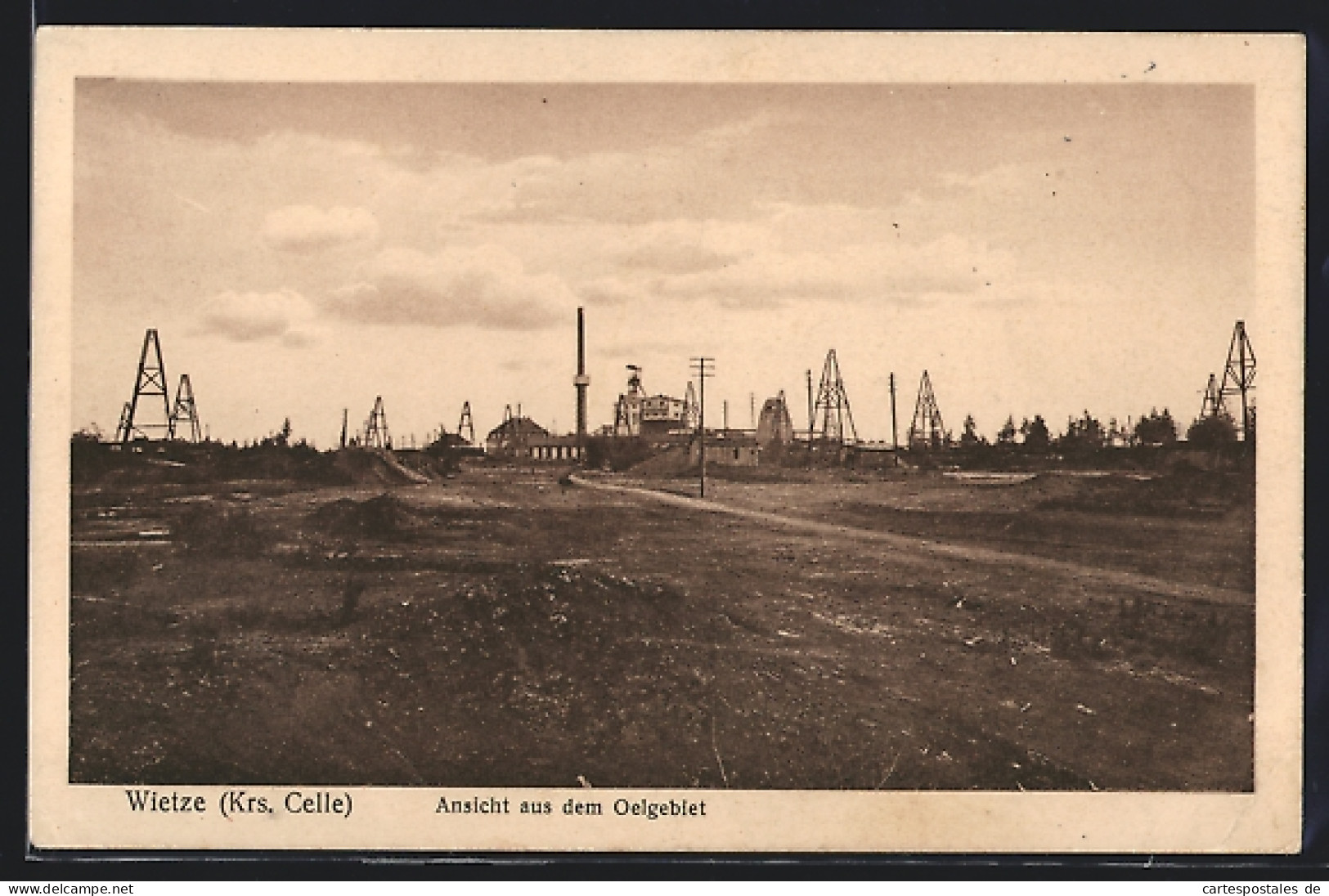 AK Wietze /Krs. Celle, Ansicht Aus Dem Ölgebiet  - Bergbau