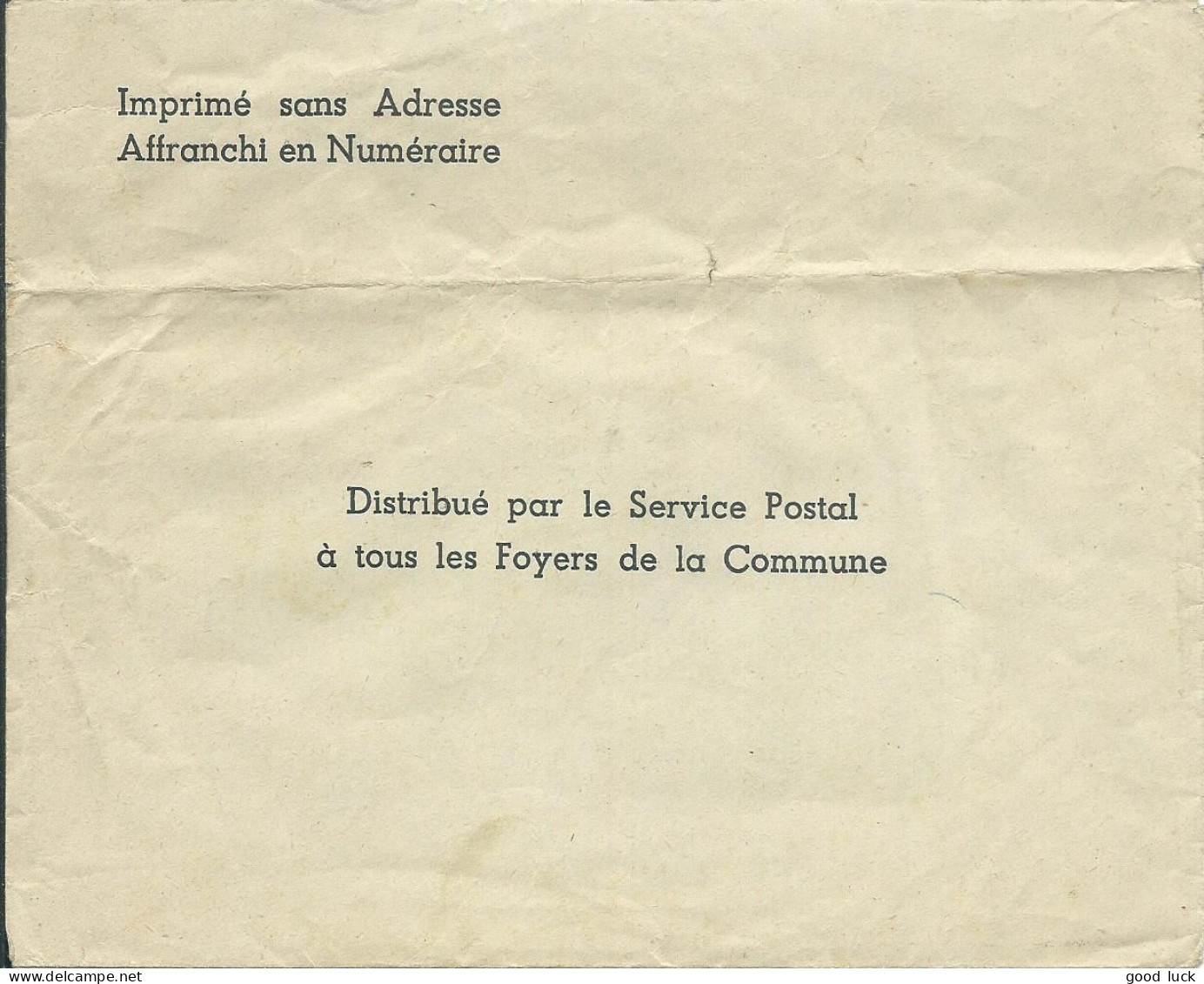 FRANCE ENVELOPPE PUBLICITAIRE DISTRIBUTION GRATUITE CHICOREE LEROUX  1940 / 50  LETTRE COVER - Briefe U. Dokumente