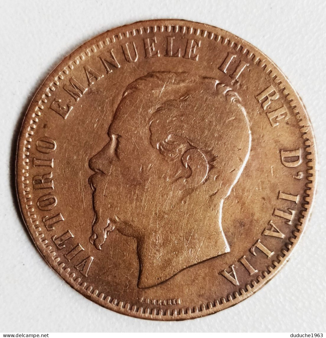 Italie - 10 Centesimi 1862 - 1861-1878 : Vittoro Emanuele II