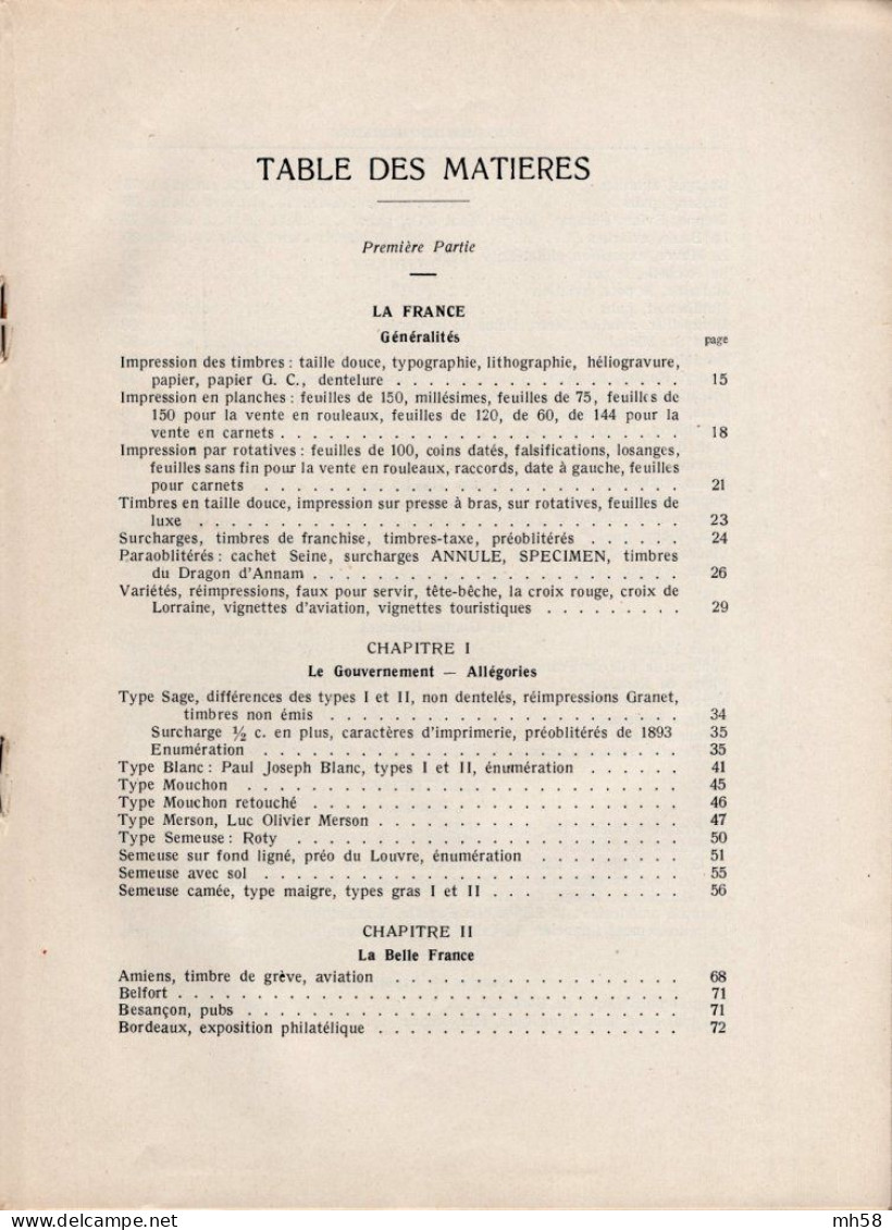 Gustave BERTRAND 1932 - Mémorial Philatélique - Tome I - France Depuis 1880, Andorre, Monaco, Sarre,… - Philatélie Et Histoire Postale