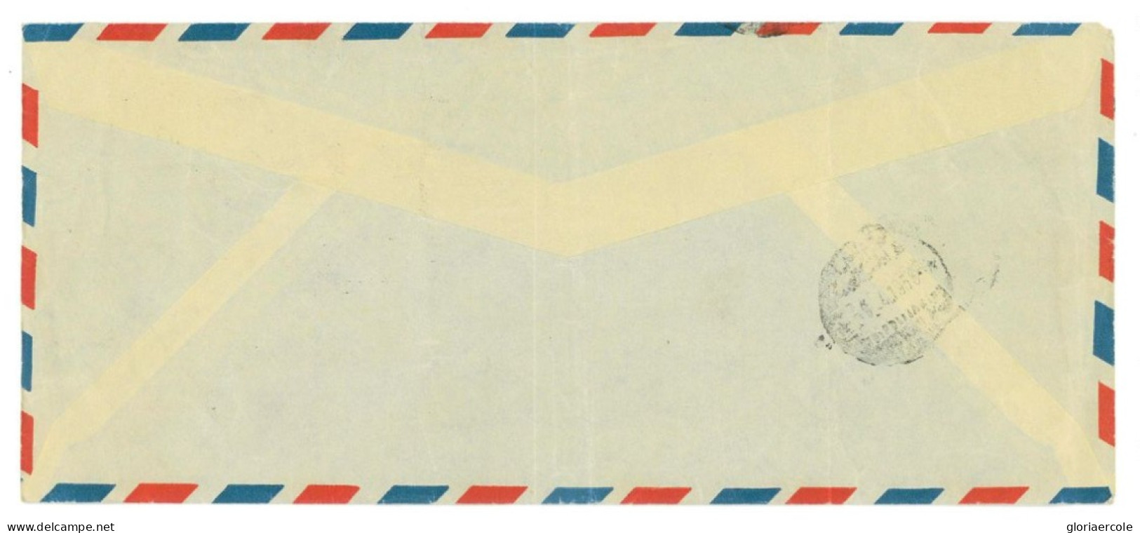 P3031 - MALTA, 1956 COVER GOING TO TRIPOLI, SCARCE RED BOXE HAND MARK, “RETURNED FOR ADDITIONAL POSTAGE”” - Malte (...-1964)