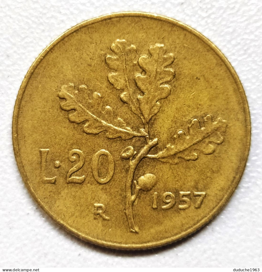 Italie - 20 Lire 1957 - 20 Lire