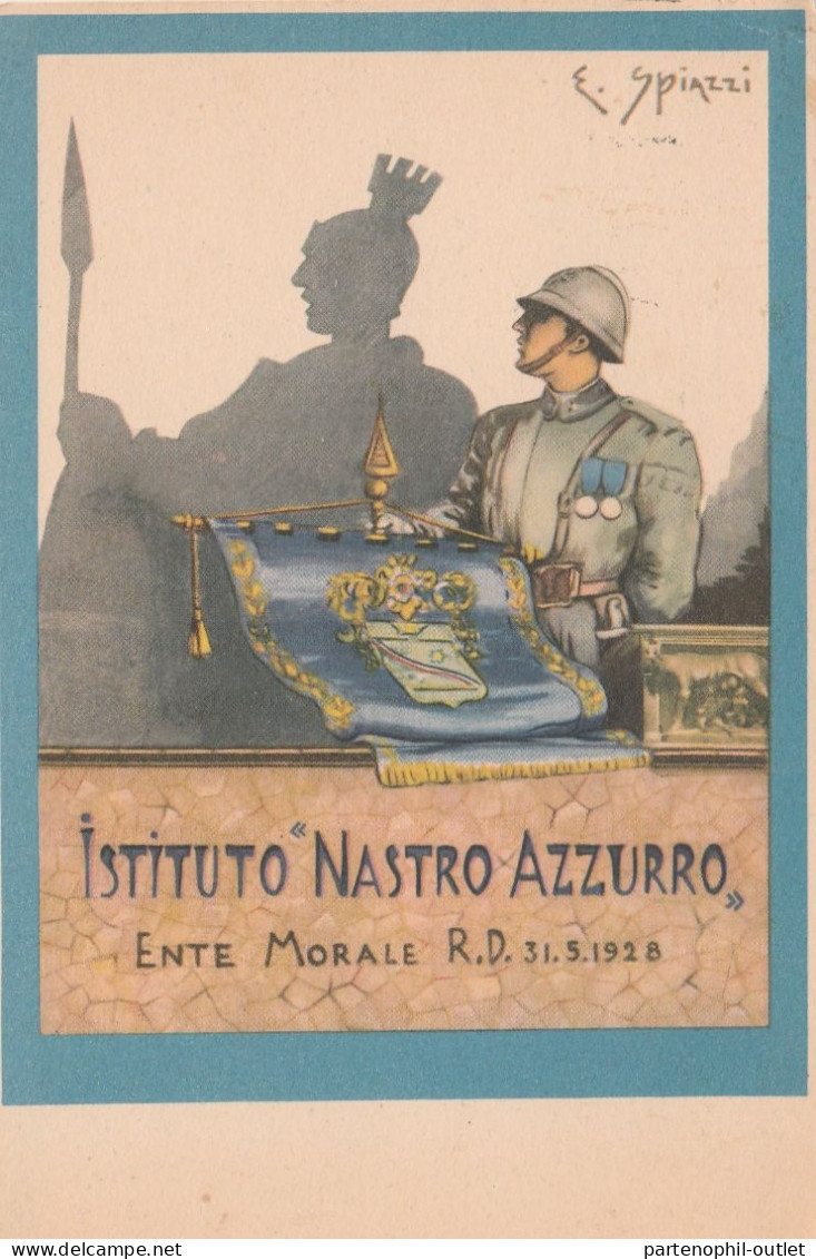 Cartolina - Postcard / Viaggiata /  Istituto Nastro Azzurro. - Advertising