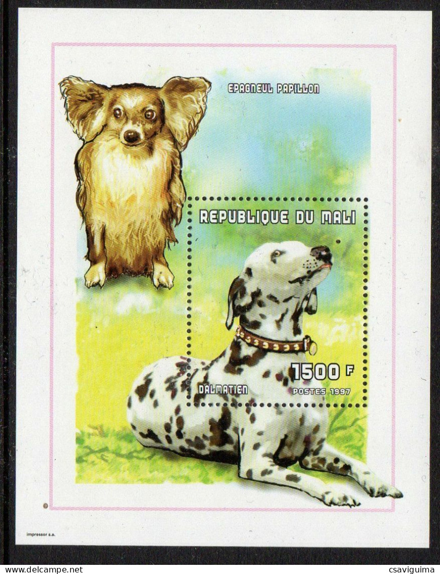 Mali - 1997 - Mammals: Dogs - Yv Bf 72 - Chiens