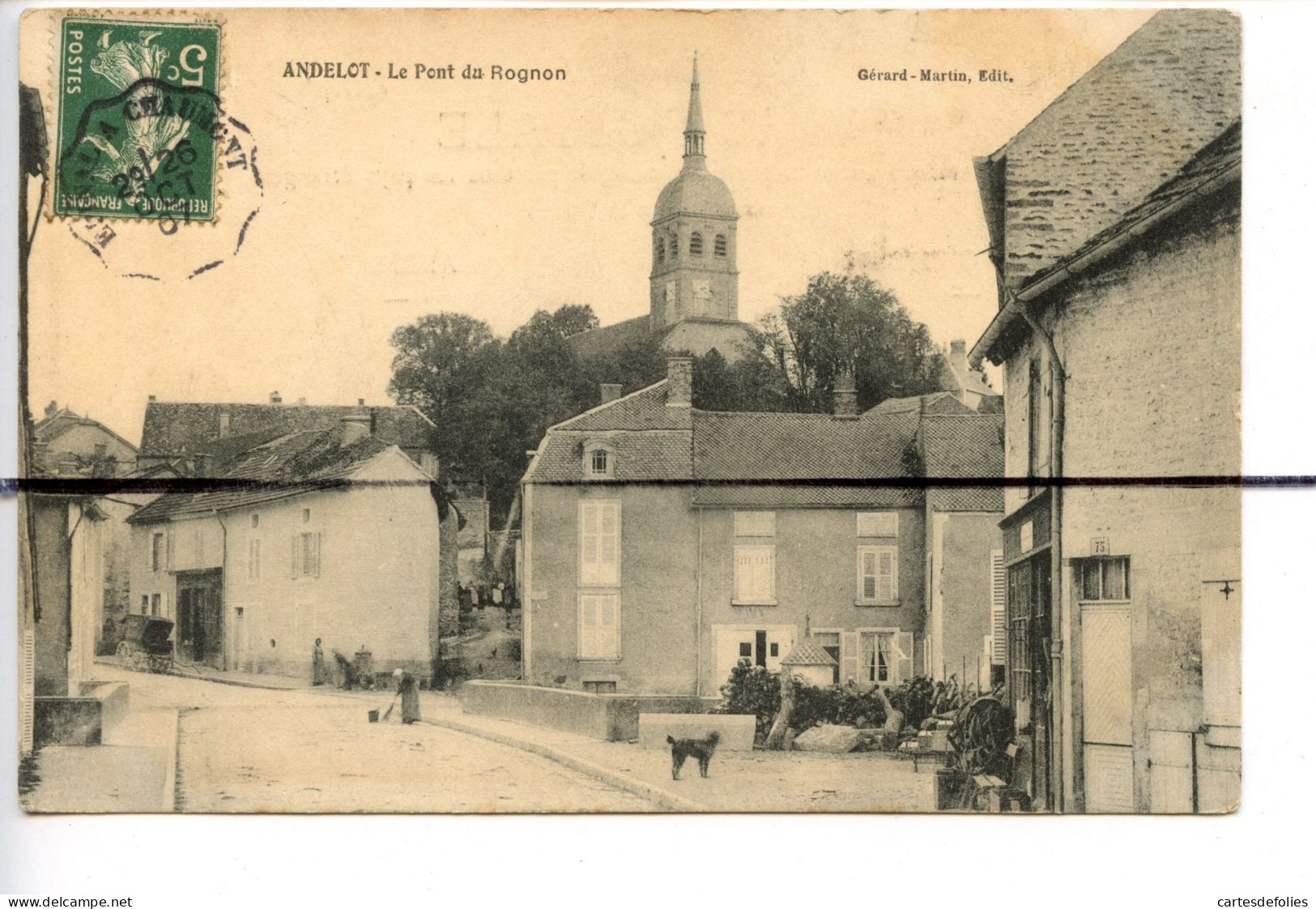 CPA . Jura. D39 . ANDELOT . Le Pont Du Rognon. - Other & Unclassified