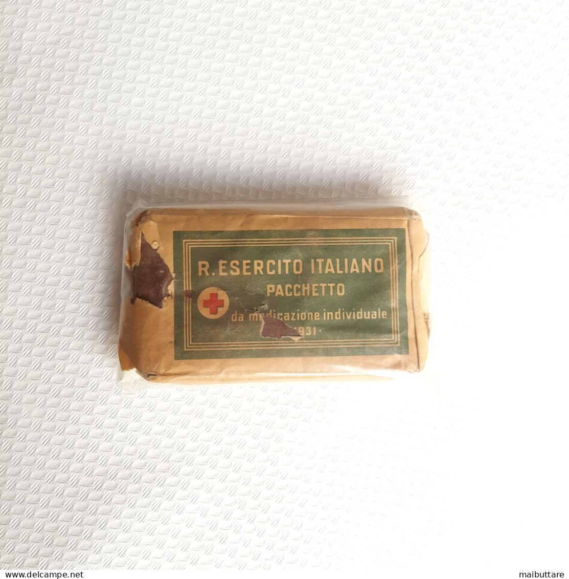 WW2 REGIO ESERCITO ITALIANO Pacchetto Di Medicazione Individuale MOD 1931 - RSI RE Condizioni Come Da Foto C00010514 - Uitrusting