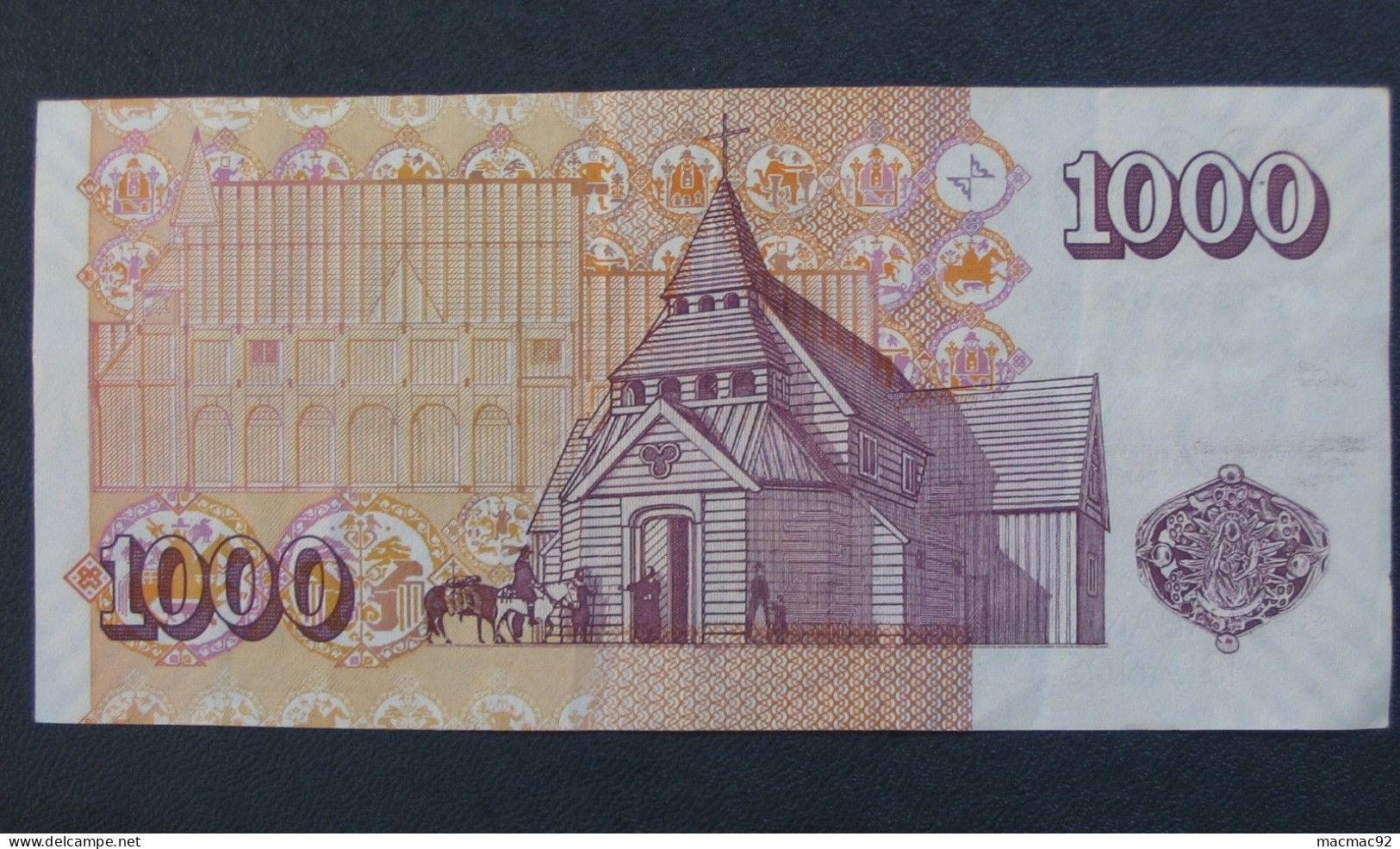 ISLANDE  - 1000 Eitt Pusund Kronur 2001 - Sedlabanki Islands  **** EN ACHAT IMMEDIAT **** - Island