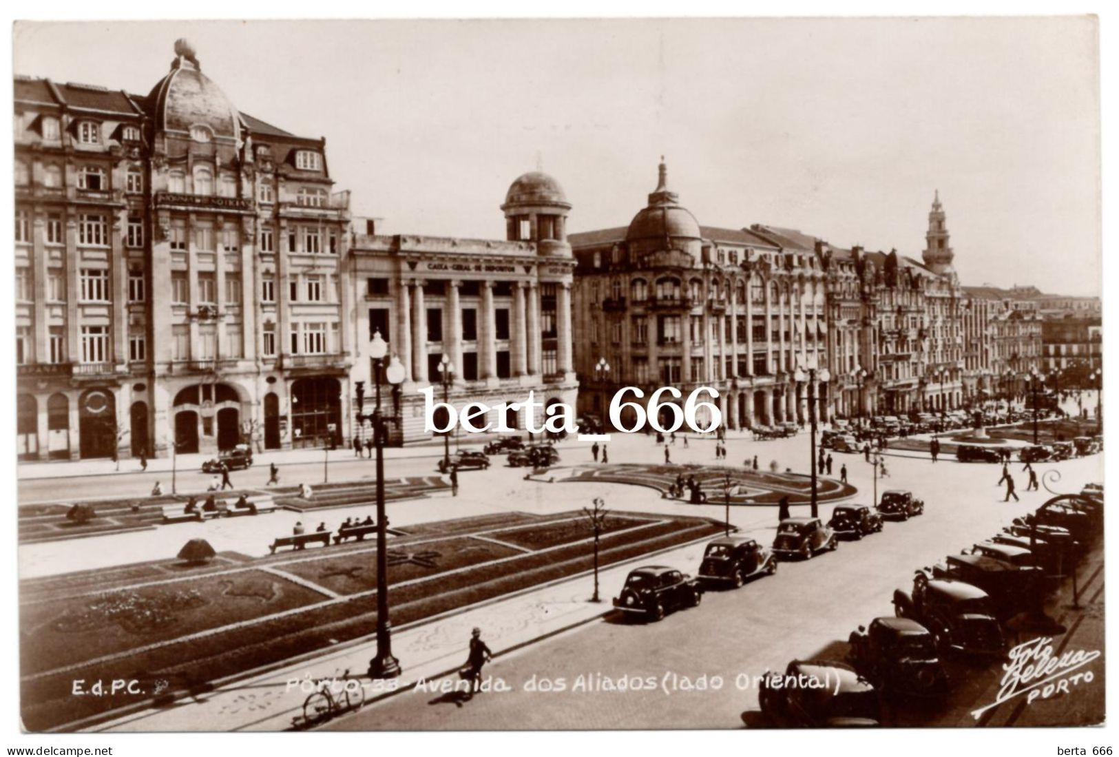 Postal Fotográfico * Porto * Avenida Dos Aliados * Nº 33 Edição P.C. - Porto