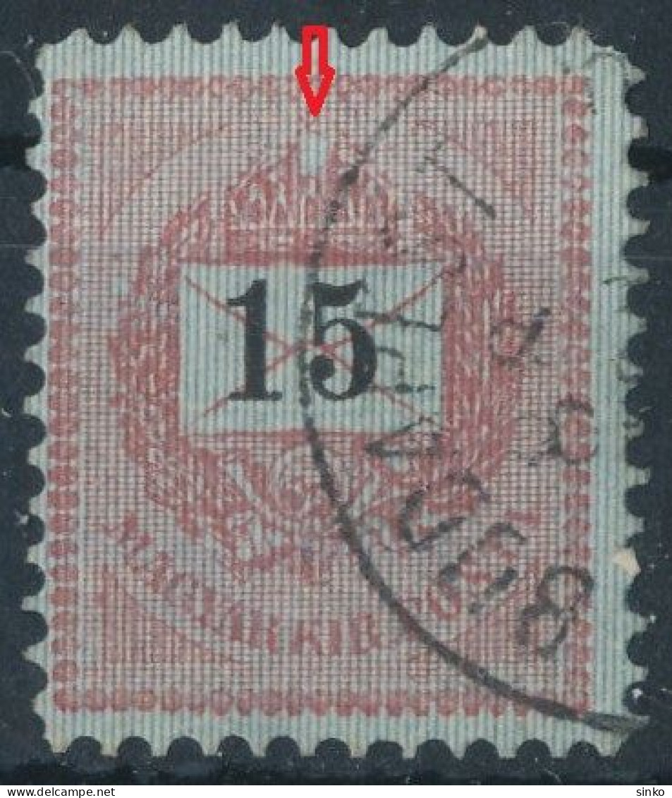 1888. Black Number Krajcar 15kr Stamp - ...-1867 Prefilatelia