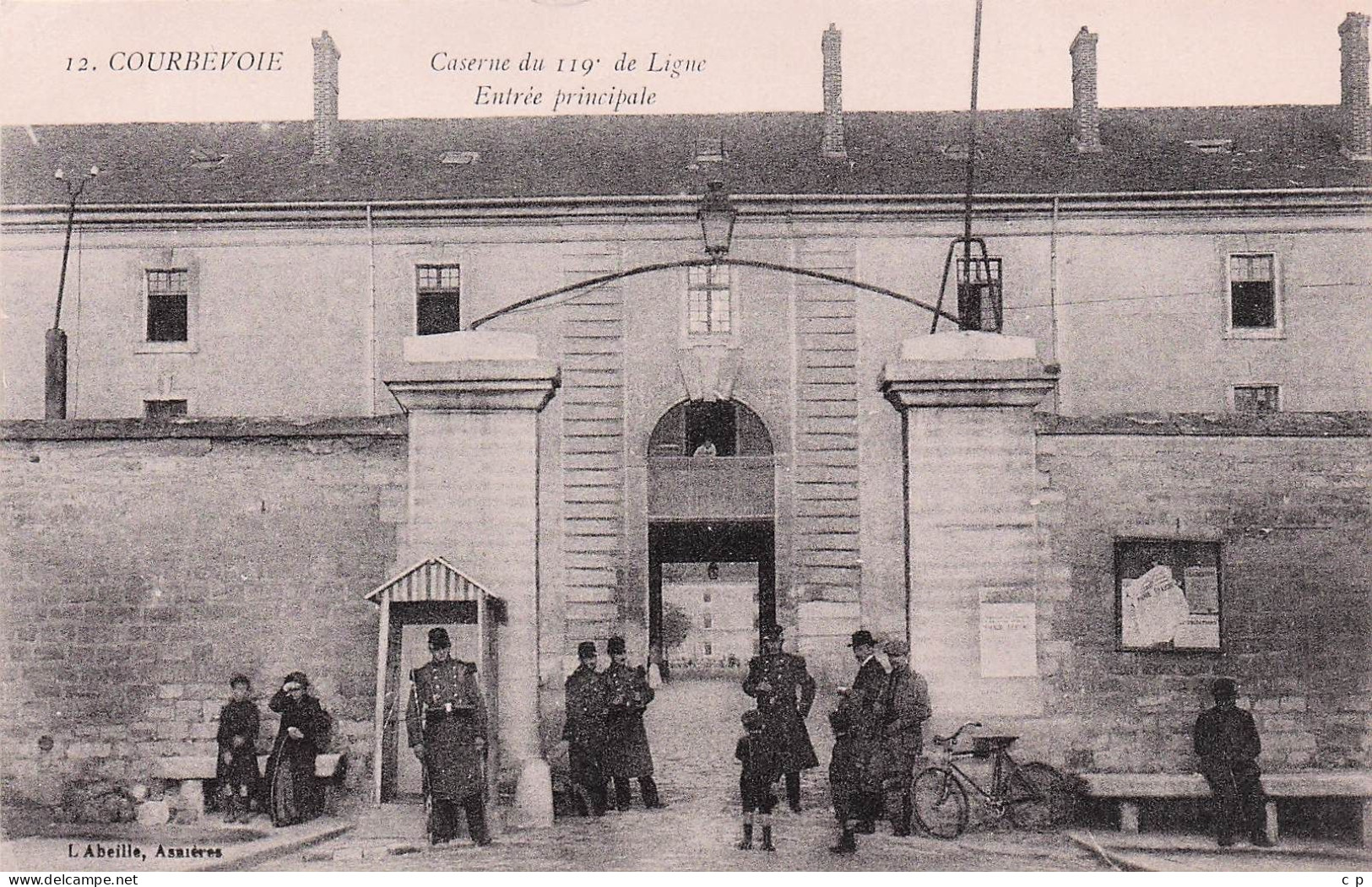 Courbevoie - Caserne Du 119 Eme De Ligne -  CPA °J - Courbevoie