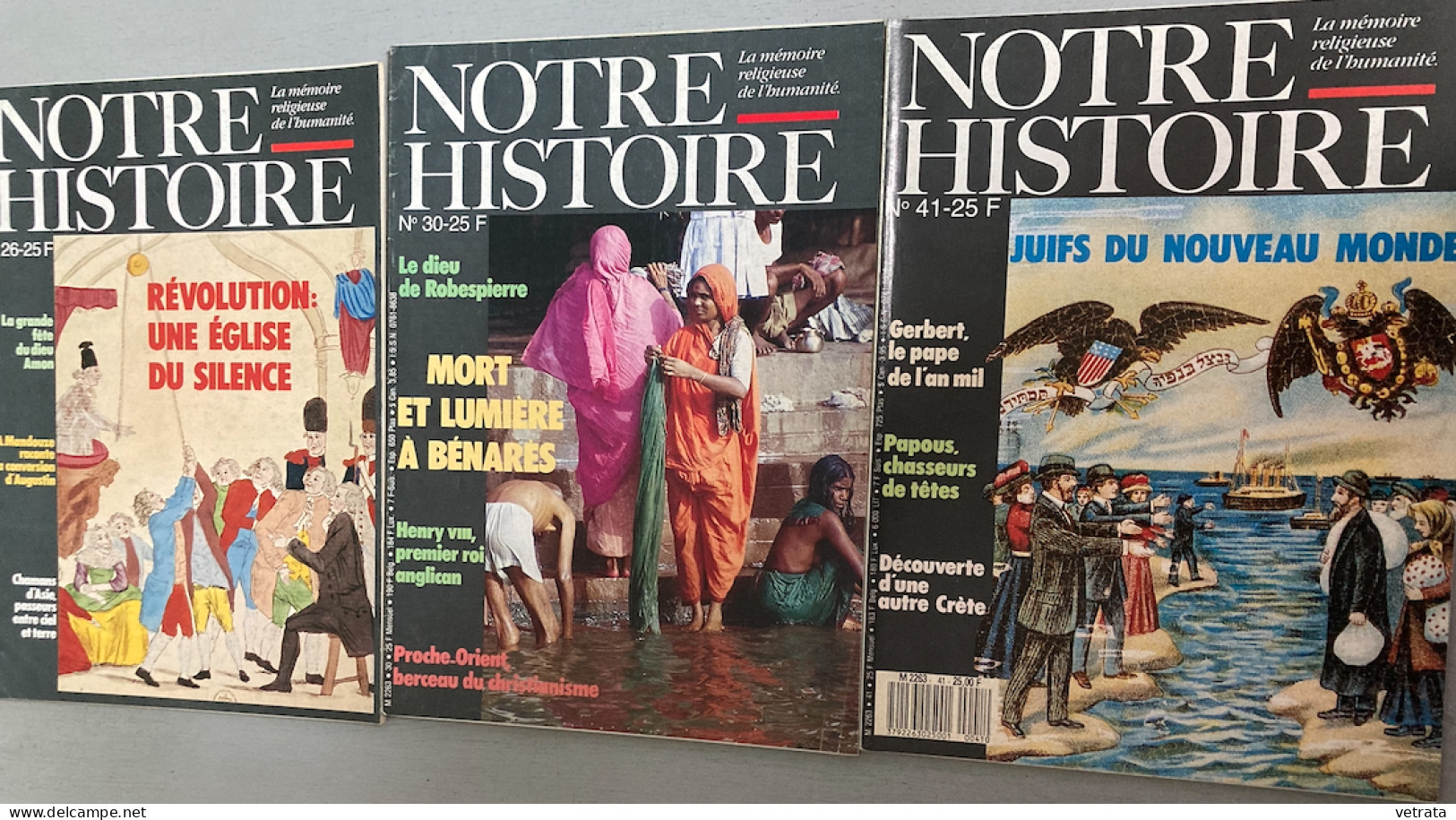 15 N° NOTRE HISTOIRE (La Mémoire Religieuse De L’humanité) : N°26/30/39/41/49/74/77/79/80/90/92/95/97/98 & 169   (1986/9 - Histoire