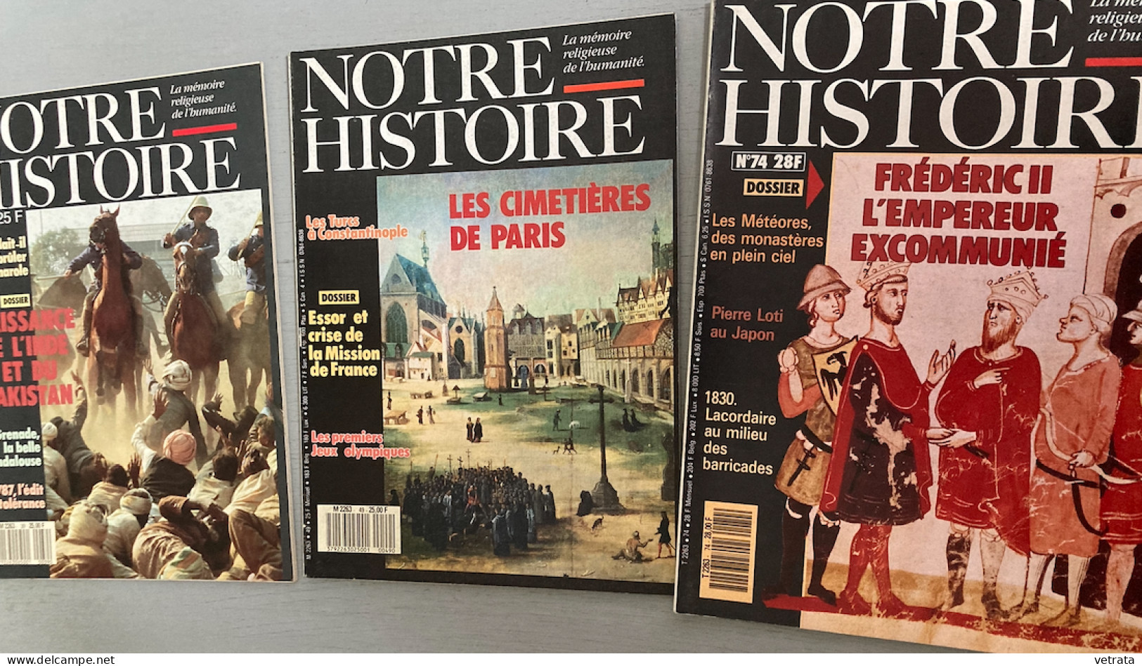 15 N° NOTRE HISTOIRE (La Mémoire Religieuse De L’humanité) : N°26/30/39/41/49/74/77/79/80/90/92/95/97/98 & 169   (1986/9 - Geschichte