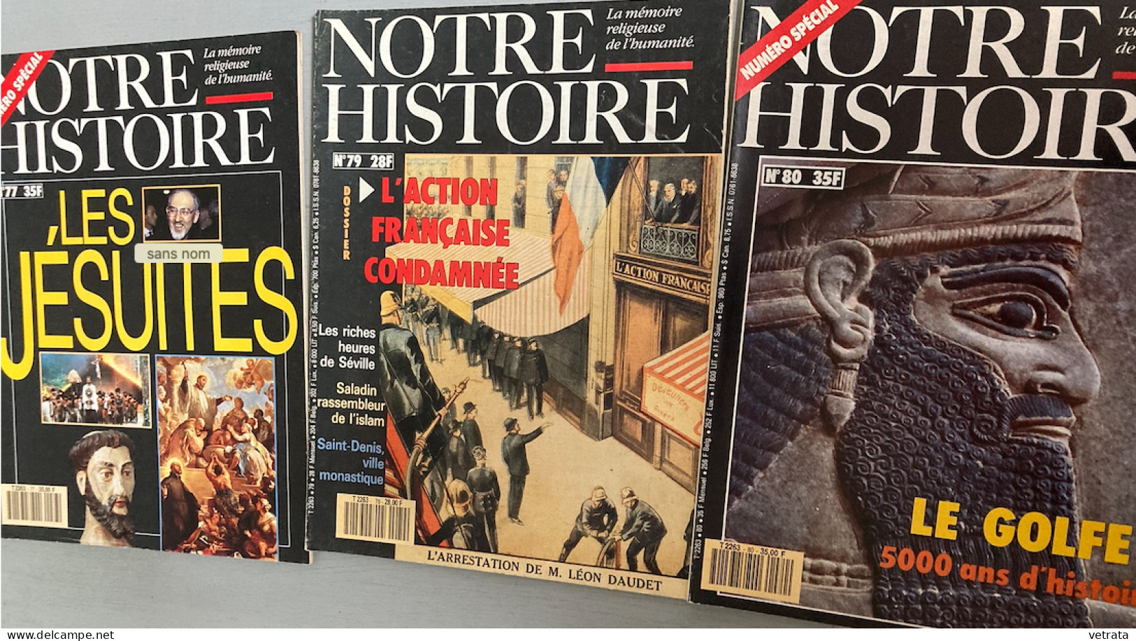 15 N° NOTRE HISTOIRE (La Mémoire Religieuse De L’humanité) : N°26/30/39/41/49/74/77/79/80/90/92/95/97/98 & 169   (1986/9 - History