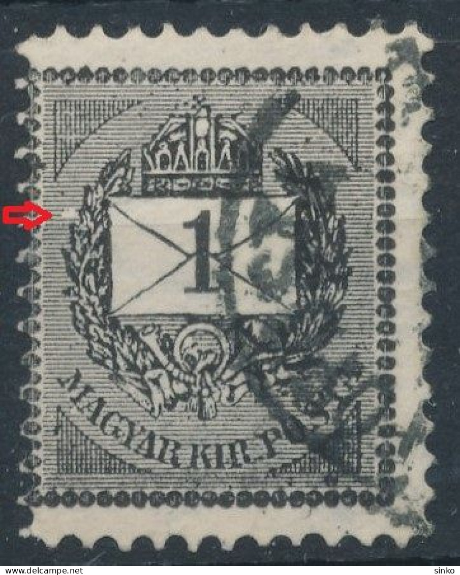 1889. Black Number Krajcar 1kr Stamp - ...-1867 Préphilatélie