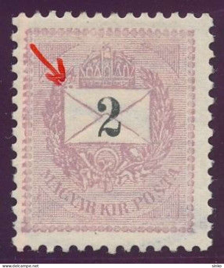 1889. Black Number Krajcar 2kr Stamp - ...-1867 Préphilatélie