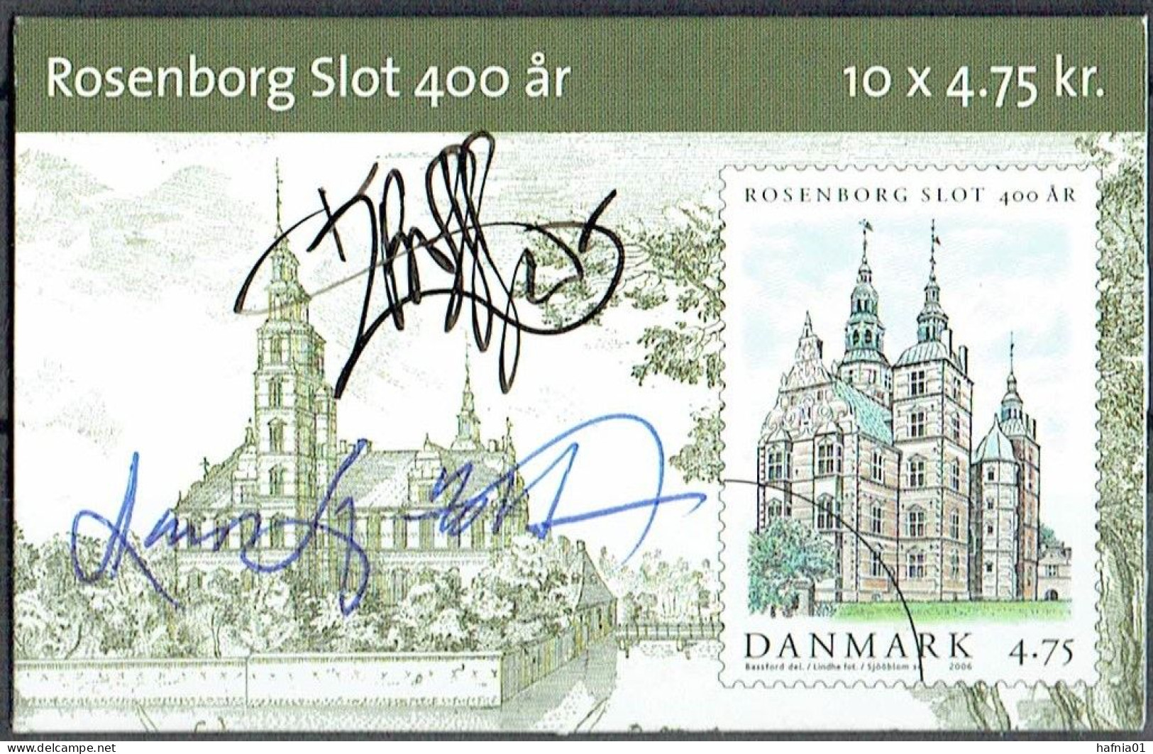 Lars Sjööblom. Denmark 2006. 400 Anniv Rosenborg Castle. Michel 1428 Booklet. Signed. - Carnets