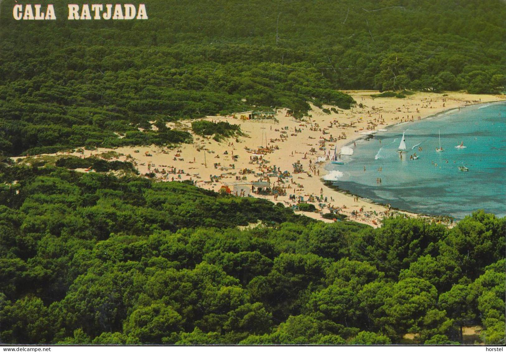 Spanien - Mallorca - Cala Ratjada - Playa De Cala Guya - Badebucht Mit Wald - Stamp - Mallorca