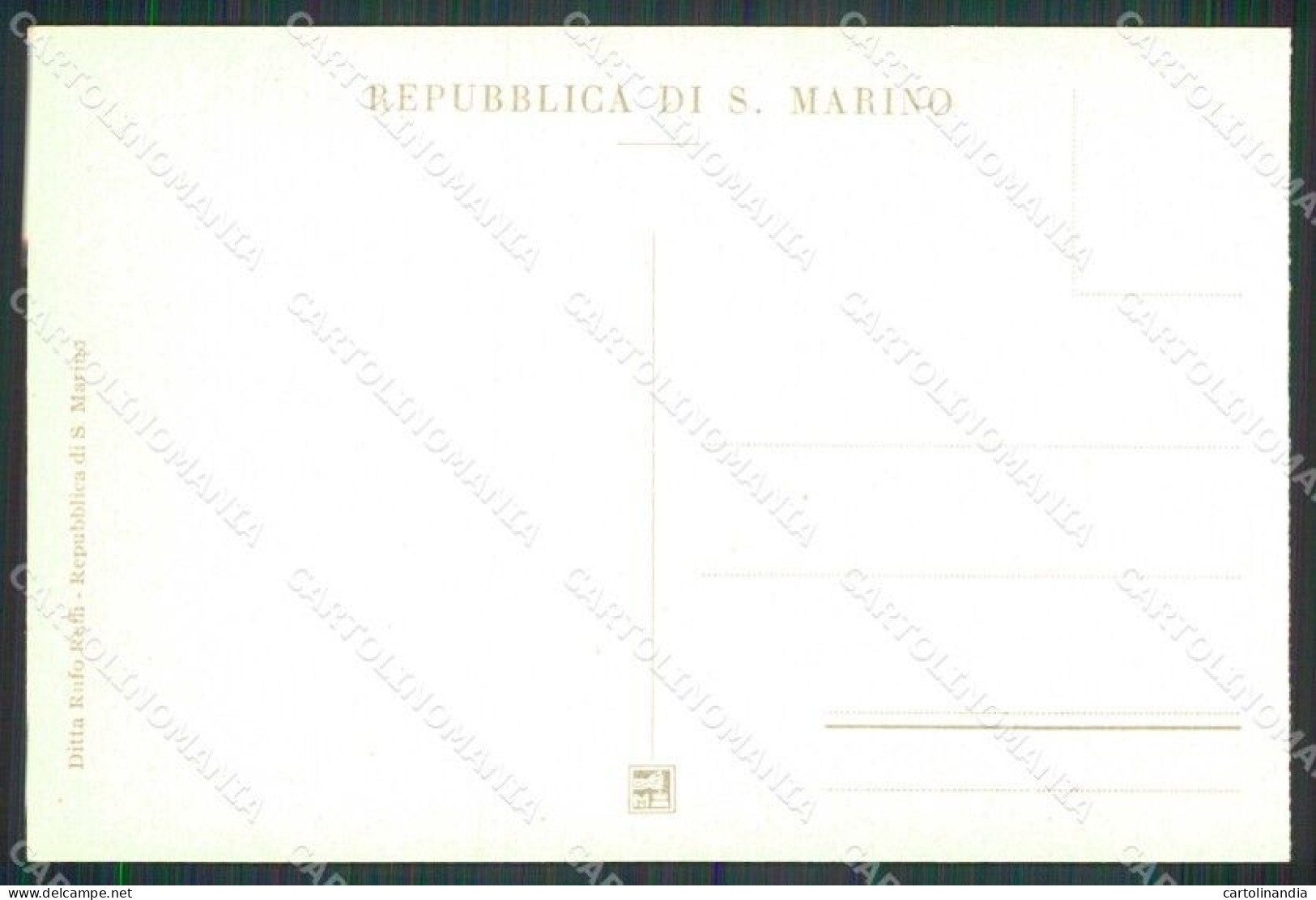 San Marino Città Veduta Da Dirigibile Cartolina RT1100 - Saint-Marin