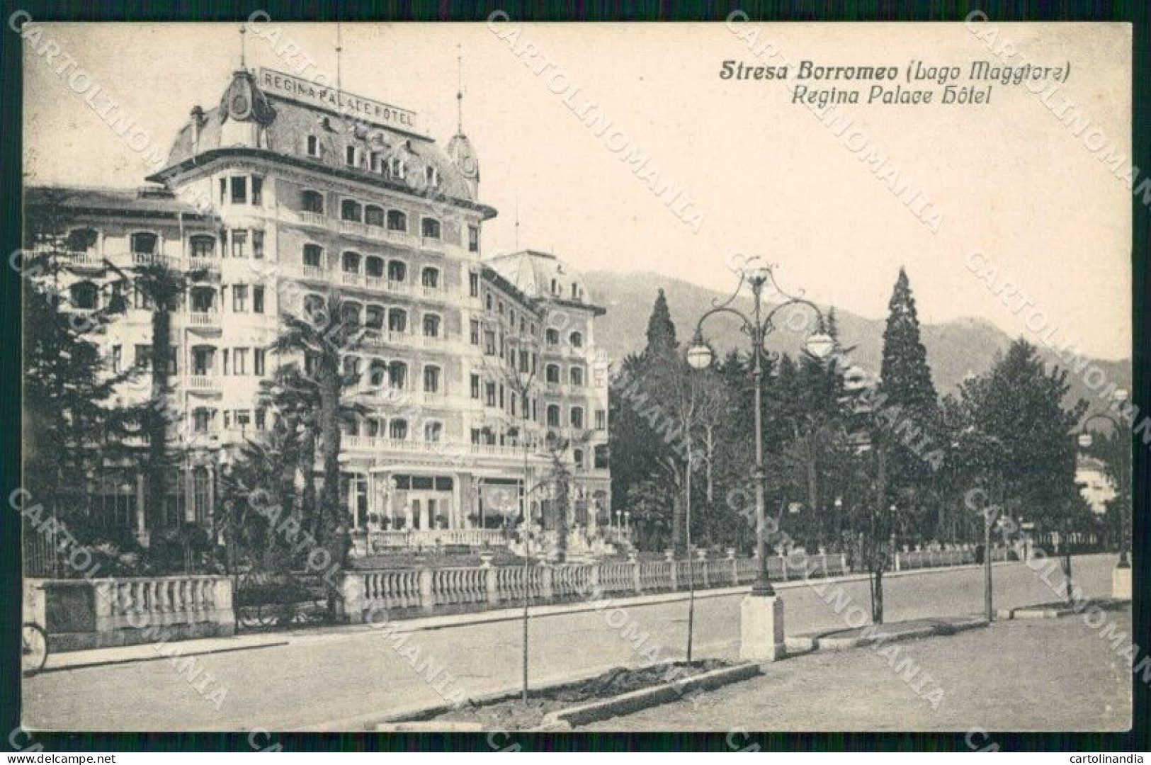 Verbania Stresa Regina Palace Hotel Cartolina RT1198 - Verbania