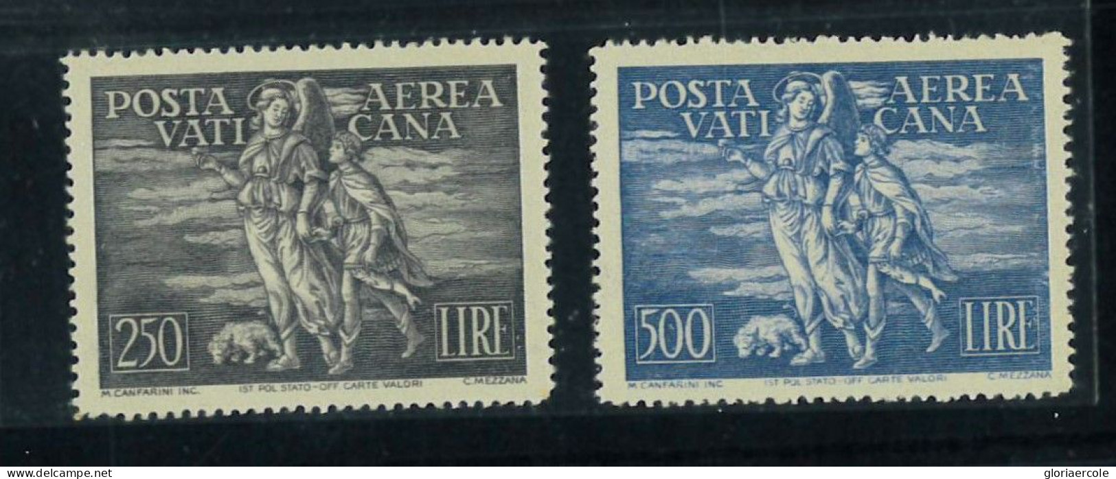 P3033 - VATICANO . POSTA AEREA SASS. PA 16/7 "TOBIA" ,  PERFETTAMENTE CENTRATI GOMMA INTEGRA, - Unused Stamps