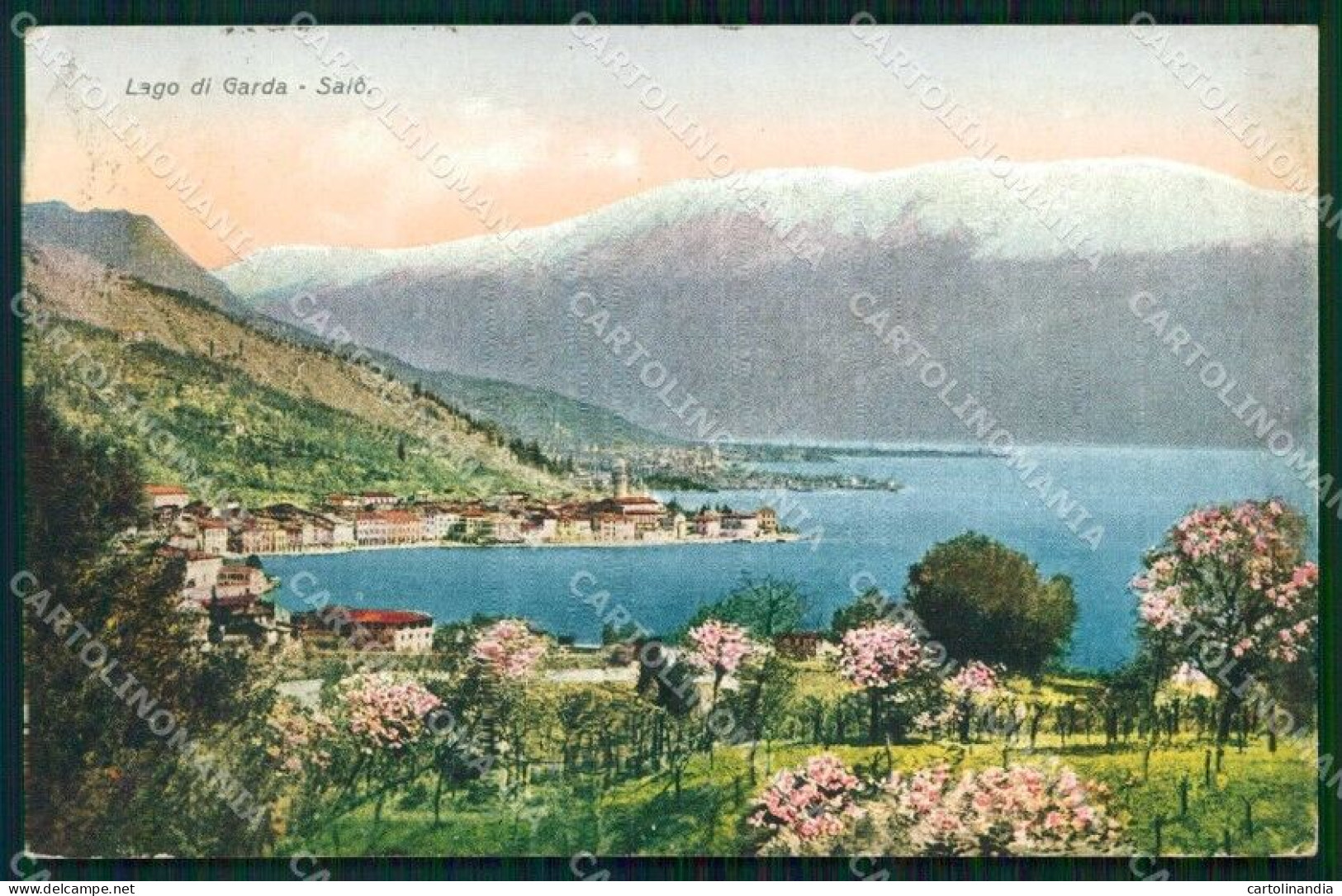 Brescia Salò Lago Di Garda Cartolina RT1240 - Brescia