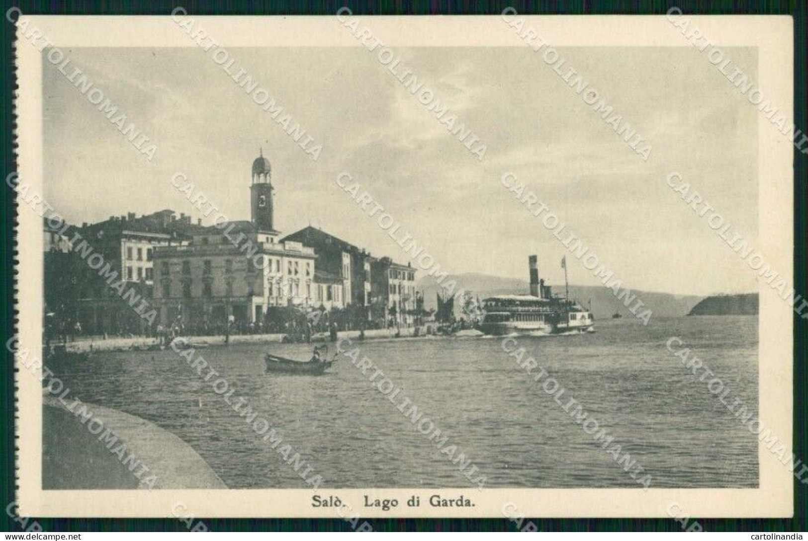 Brescia Salò Lago Di Garda Imbarcadero Cartolina RT1245 - Brescia