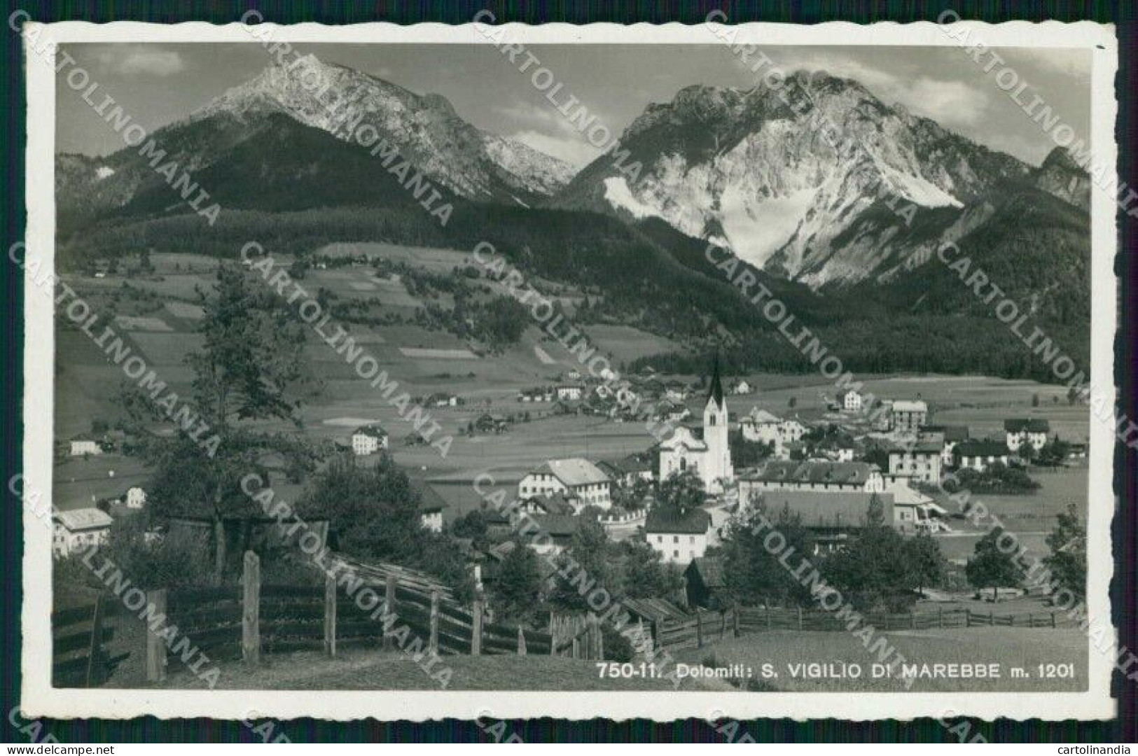 Bolzano Marebbe San Vigilio Franzl 1950 Foto Cartolina RT1412 - Bolzano (Bozen)