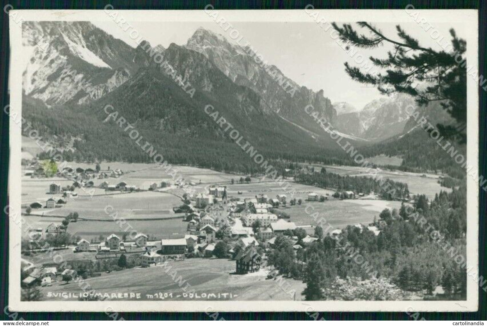 Bolzano Marebbe San Vigilio Dolomiti Foto Cartolina RT1415 - Bolzano (Bozen)