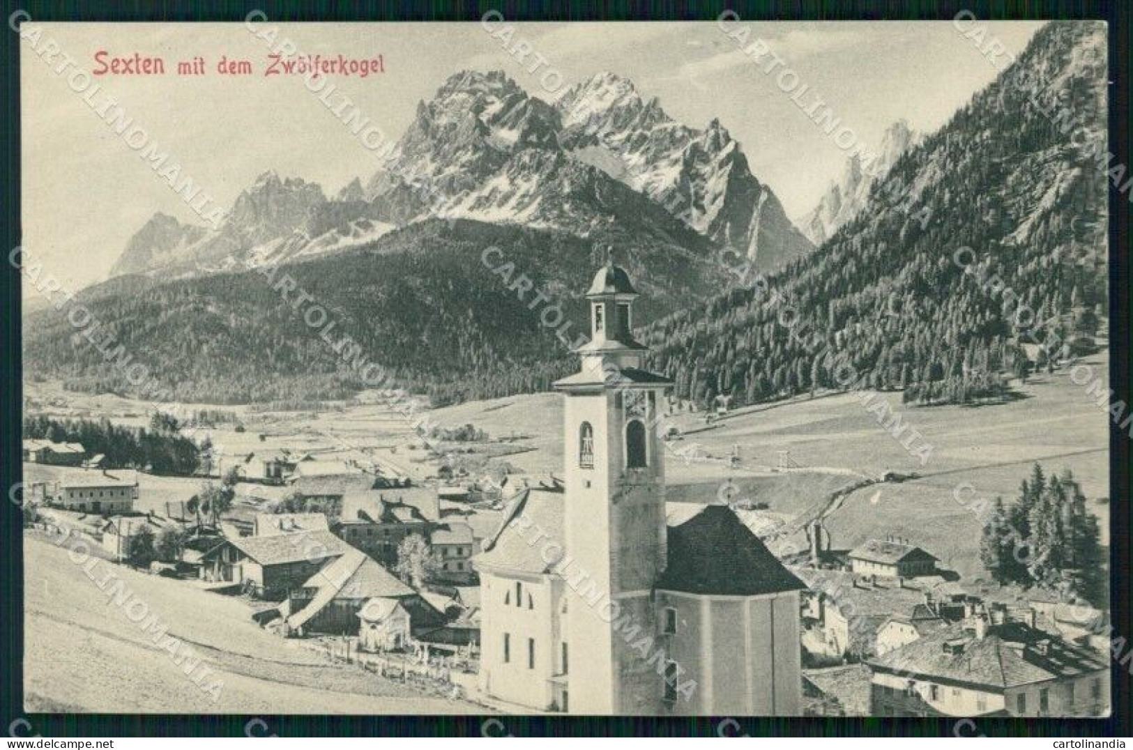 Bolzano Sesto Dolomiti Stengel 32899 Cartolina RT1485 - Bolzano (Bozen)