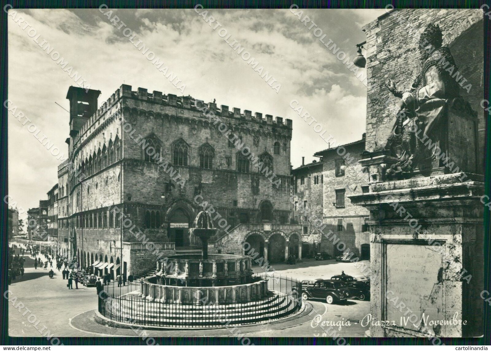 Perugia Città Auto FG Foto Cartolina KB4559 - Perugia