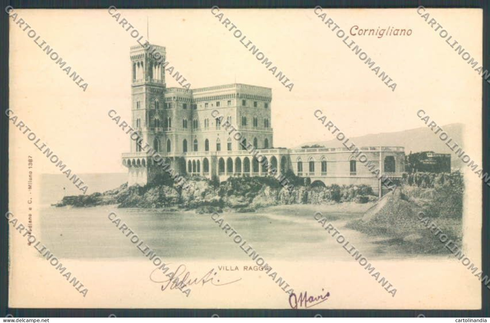 Genova Cornigliano PIEGA Cartolina ZT3789 - Genova (Genoa)