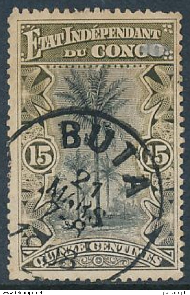 BELGIAN CONGO COB 20 SINKING OF THE VILLE DE BRUGES BUTA 21.03.1908 - Oblitérés