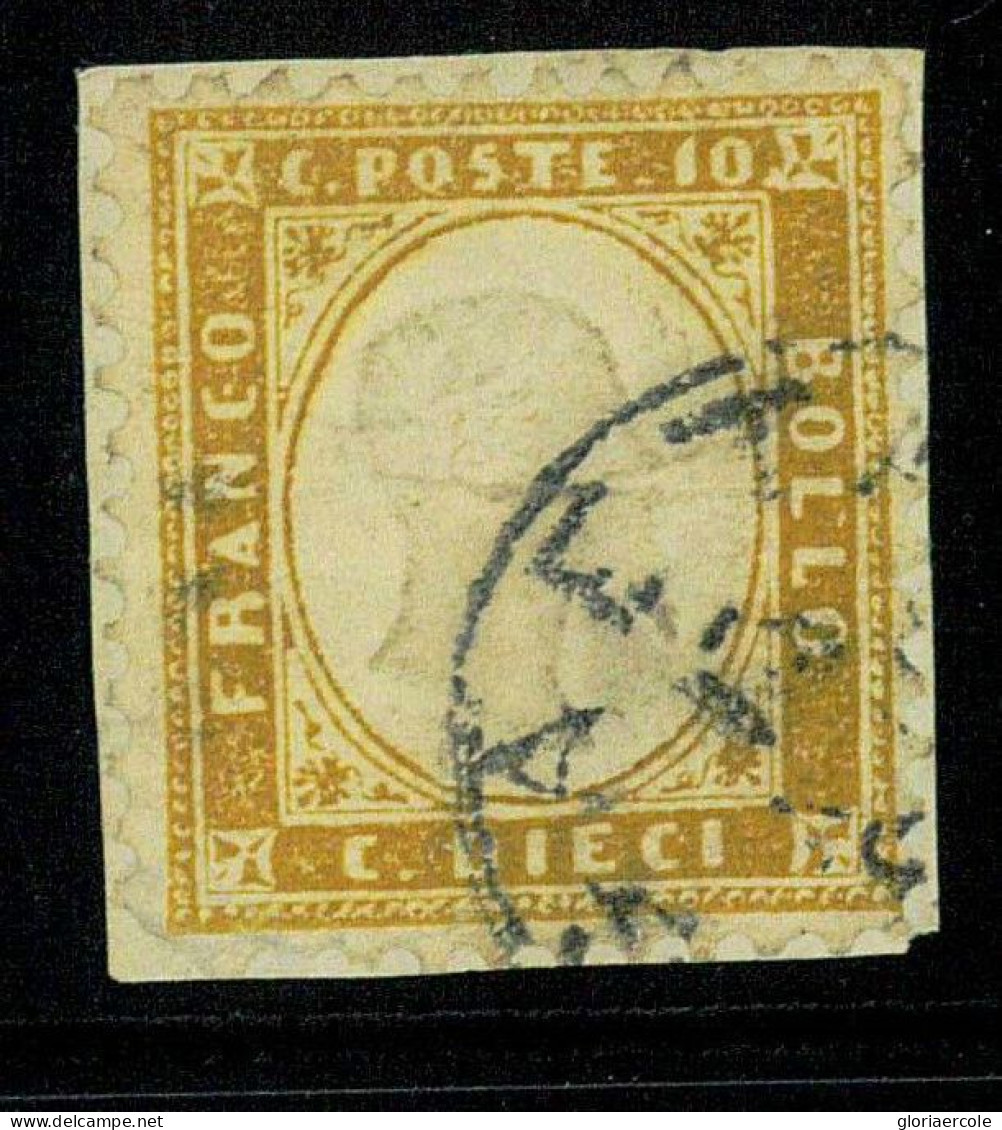 P3034 B - ITALIA , SASS. NR. 1 SU FRAMMENTO, ANNULLO GAETA, MOLTO BELLO - Used