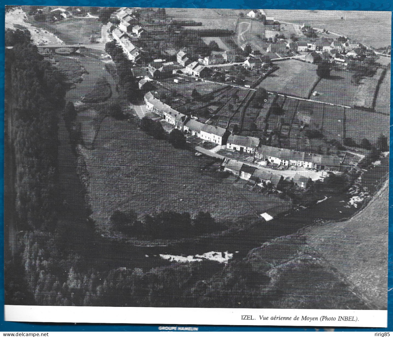 1980  --  BELGIQUE . IZEL . VUE AERIENNE DE MOYEN . 4A921 - Unclassified