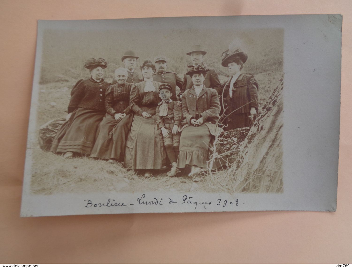 39 - Jura - Bonlieu - Photo De Famille - Carte Photo - 1908 - - Other & Unclassified