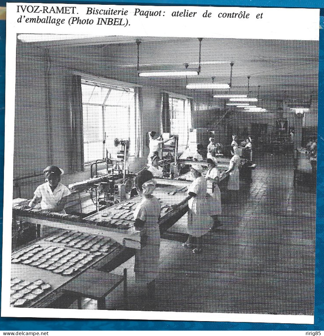 1980  --  BELGIQUE . IVOZ RAMET . BISCUITERIE PAQUOT . VUE INTERIEURE . 4A922 - Non Classificati