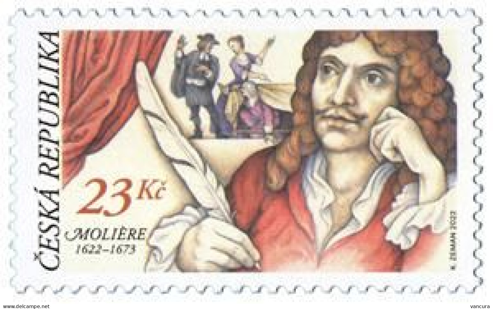 ** 1149 Czech Republic Moliere 2022 - Unused Stamps