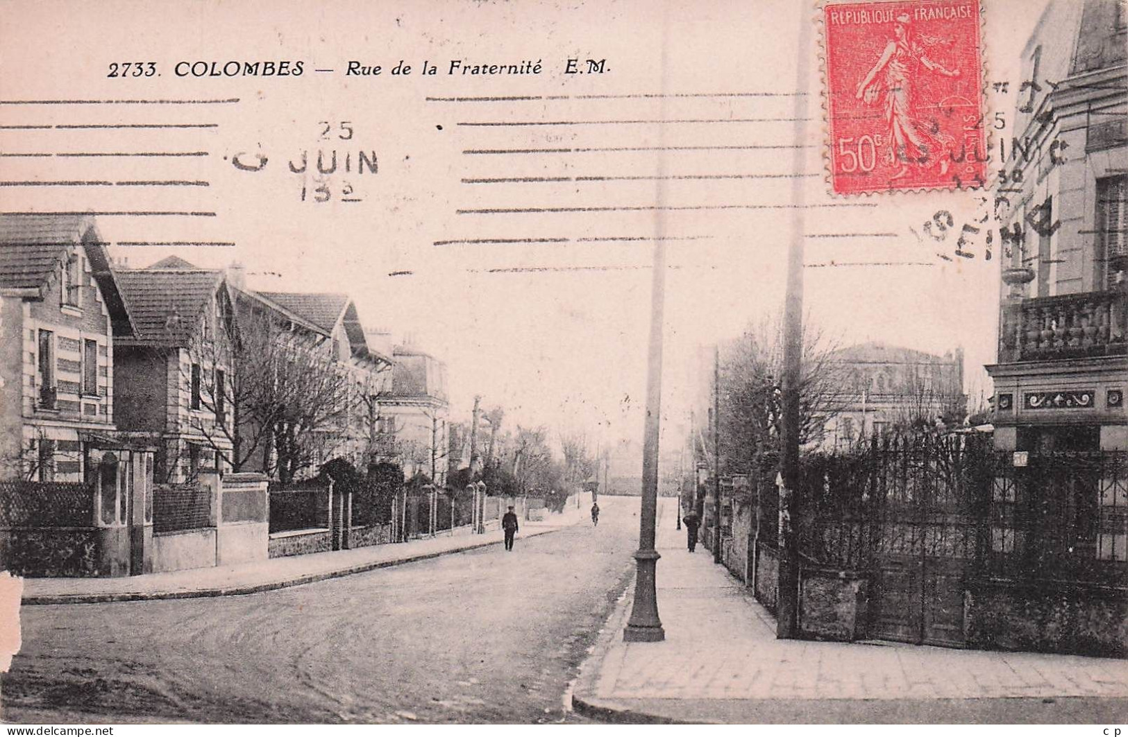 Colombes -  Rue De La Fraternité-  CPA °J - Colombes