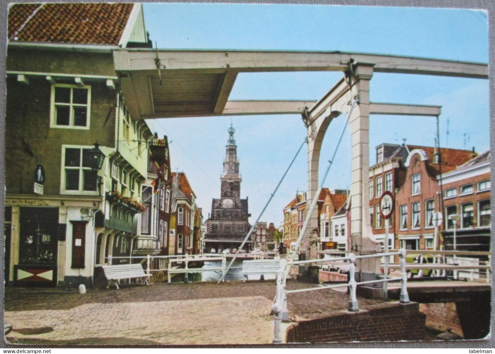 HOLLAND NETHERLAND ALKMAAR BRUG WAAGTOREN ANSICHTSKARTE POSTCARD CARTOLINA ANSICHTSKARTE CARTE POSTALE POSTKARTE CARD - Alkmaar