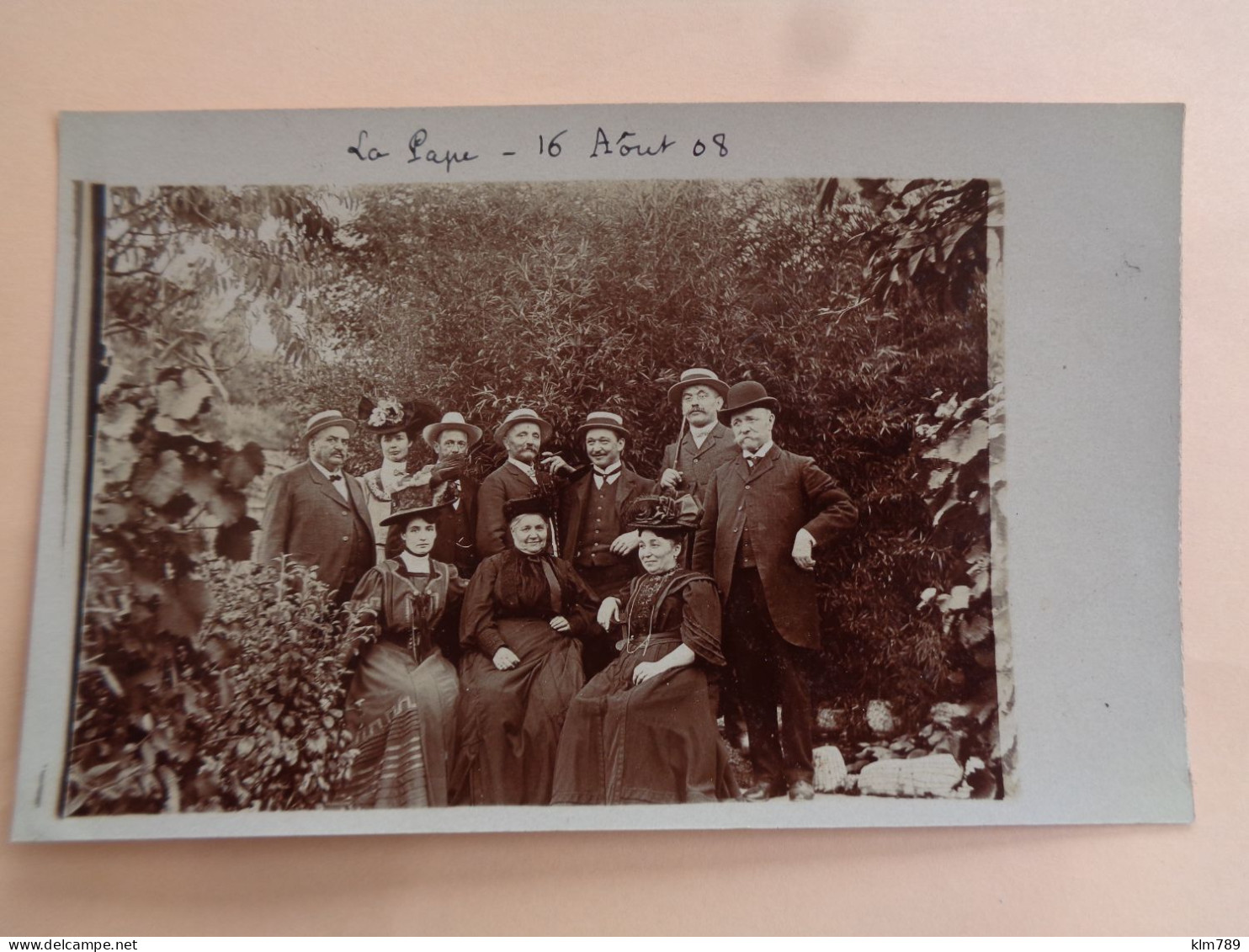 69 -Rhone - Rilleux La Pape  - Carte Photo - 1908 -Réunion De Famille Pour Un Baptème - - Rillieux La Pape